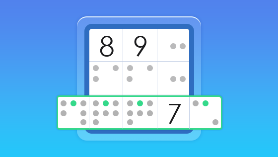 sudoku with candidate mode